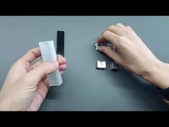 K15 โปรไฟล์อลูมิเนียม LED แบบปกติพร้อมฝาครอบ PC สีดำสำหรับโปรไฟล์อลูมิเนียม LED Strip