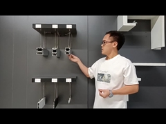 KN40 ฮีทซิงค์โปรไฟล์อลูมิเนียม Led พร้อมฝาครอบ PC ฝ้าสำหรับไดร์เวอร์ในโปรไฟล์อลูมิเนียม LED