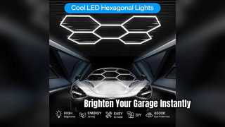 อัพเกรดโรงรถของคุณด้วยไฟ LED ทรงหกเหลี่ยมสำหรับเวิร์กช็อป