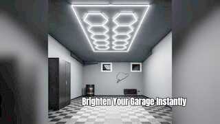 สุดยอดระบบไฟส่องสว่างโรงรถ LED หกเหลี่ยม