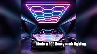 ไฟ LED RGB หกเหลี่ยม 14 ดวงอัพเกรดพื้นที่ของคุณทันที