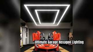 อัพเกรดโรงรถของคุณด้วยไฟ LED หกเหลี่ยม 340W