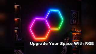 ระบบฝ้าเพดานรังผึ้งโมดูลาร์ LED หกเหลี่ยมไฟ RGB เสนอตัวเลือกการติดตั้งที่ยืดหยุ่นสำหรับการประชุมเชิงปฏิบัติการโรงรถยิมและสำนักงาน