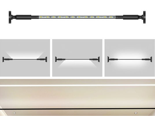 Led Skyline Linear Light เครื่องซักผ้าฝาผนังสีขาวสีดำสแตนเลส 2835 Cob Led Strip Profile