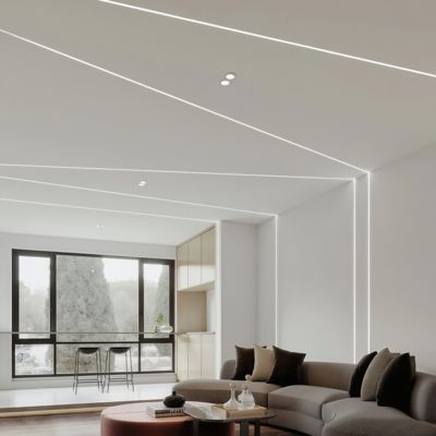ราคาดี ช่องอลูมิเนียม Led สำหรับ Wall Mounted Square Arce LED Strip อลูมิเนียม Profile ออนไลน์