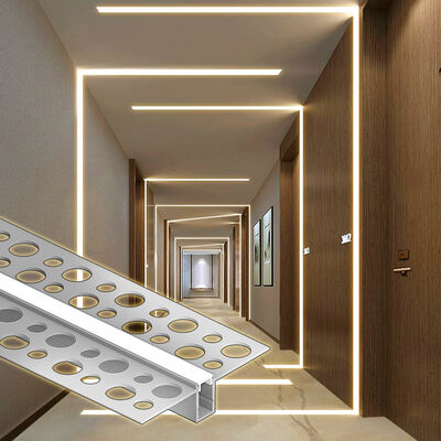 ราคาดี โปรไฟล์อลูมิเนียม LED แบบแอนอดิซส์ที่มีความยาวที่สามารถปรับแต่งได้สําหรับการติดตั้ง LED Strip Channel ออนไลน์