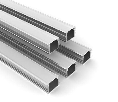 ราคาดี W16.5mm H13.5mm LED Strip โปรไฟล์อลูมิเนียม 6063 T5 PC Diffuser LED Channel ออนไลน์