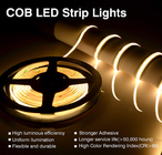 24VDC Flexible COB LED Strip 320 Leds 8mm IP20 For Indoor Decoration