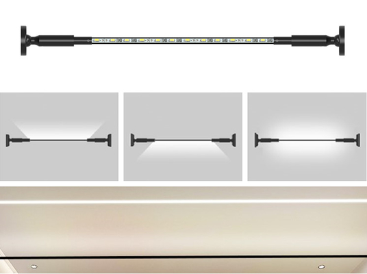 Led Skyline Linear Light เครื่องซักผ้าฝาผนังสีขาวสีดำสแตนเลส 2835 Cob Led Strip Profile