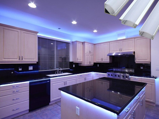 โคมไฟอลูมิเนียมโปรไฟล์ LED แบบฝัง โคมไฟ LED Strip Light Channel ช่องอลูมิเนียม Extrusion Housing Channel