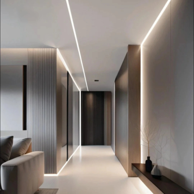 โปรไฟล์ LED อลูมิเนียมแบบฝังสำหรับ 75 * 35 มม. สำหรับ Office