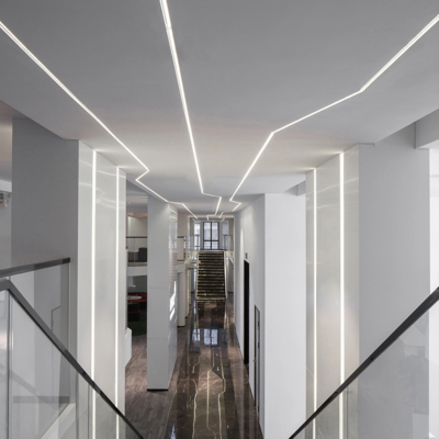 ราคาดี IP44 Anodized Arc LED Strip Aluminium Profile 17.5mm PCB For Bedroom K29 ออนไลน์