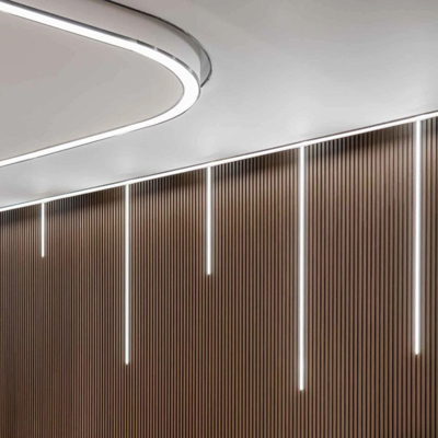 โปรไฟล์อลูมิเนียม LED แบบฝังนำช่องอลูมิเนียมพร้อม PC Diffuser