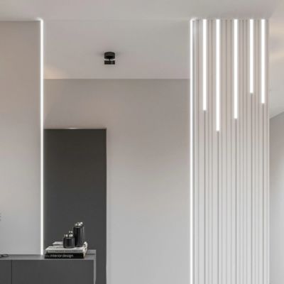 ช่องอลูมิเนียม LED IP65 นำโปรไฟล์อลูมิเนียมสำหรับช่อง LED กันน้ำพร้อมฝาครอบตัวกระจายสัญญาณ PC ฝาครอบ PMMA