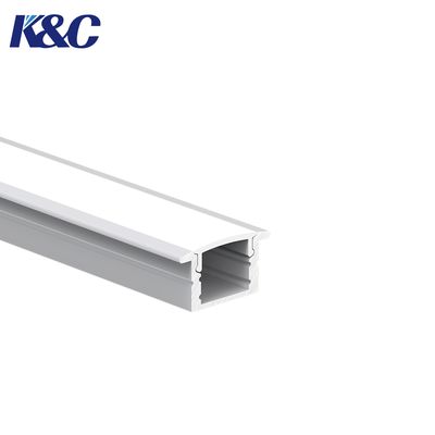 ราคาดี 6063 T5 Aluminum LED Profile 17.0x12.7mm for Embedded Installation ออนไลน์