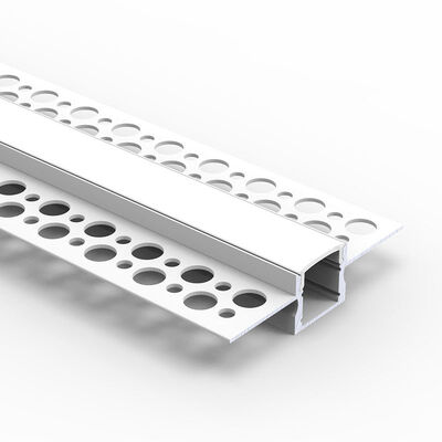 ราคาดี 6063 T5 อัลลูมิเนียมสลัด LED สายผนังอัลลูมิเนียมสําหรับการติดตั้งผนังแห้งที่มีขนาด W58 * H15.4mm ออนไลน์