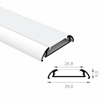 ราคาดี K19 โปรไฟล์อลูมิเนียม 6063 สายผสมอลูมิเนียม LED สายผิว ออนไลน์
