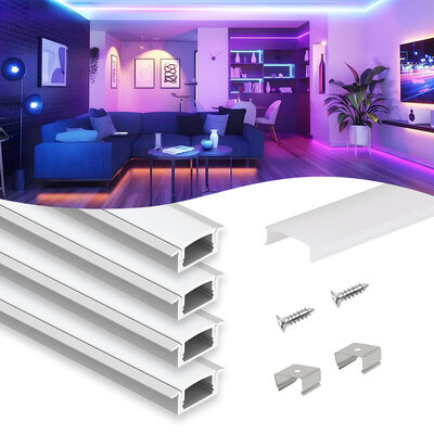 ราคาดี โปรไฟล์อลูมิเนียมสำหรับแถบ LED แบบโค้ง 6063 T5 พร้อมการรับประกัน 2 ปีและความยาวที่กำหนดเอง ออนไลน์
