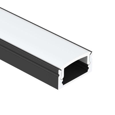 ราคาดี K17 พื้นที่ติดตั้ง LED อลูมิเนียมโปรไฟล์กับ PMMA PC Diffuser สําหรับ 12 มม LED Strip ใน 6063 T5 สังกะสี ออนไลน์