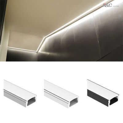 ราคาดี ช่องแถบ LED อลูมิเนียมอัลลอยด์ 6063 T5 พร้อมชั่วโมงทำงาน 50,000 ชั่วโมงและขนาด W17.0 * H9.0 มม. สำหรับการติดตั้งบนพื้นผิว ออนไลน์