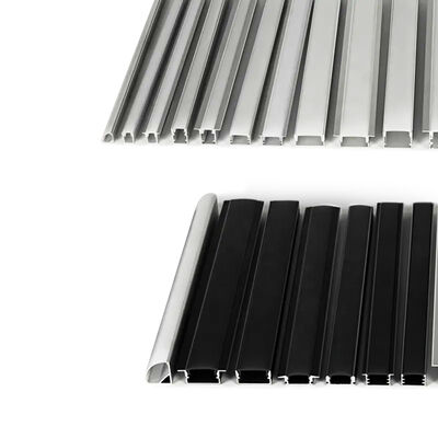 ราคาดี 6063 T5 อัลลูมิเนียมสกัด LED อัลลูมิเนียมโปรไฟล์ W17.0*H9.0mm ด้วยการรับประกัน 5 ปีและ PC Cover ออนไลน์