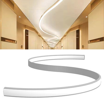 ราคาดี 6063 T5 อลูมิเนียมสลัด LED Strip อลูมิเนียมโปรไฟล์ที่มีการออกซิเดชั่นด้วยการเป่าทรายและทิศทางเงาขึ้นและลง ออนไลน์