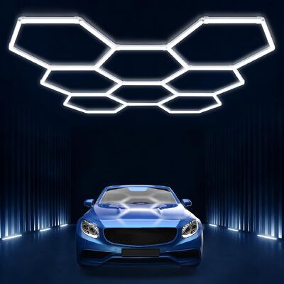 ราคาดี ไฟ LED Hex ไฟ Hexagon Panel ระบบแสง Modular เชื่อมต่อ Honeycomb ไฟเพดานสําหรับบ้านโรงรถสตูดิโอ สํานักงาน ออนไลน์