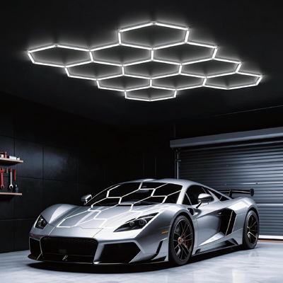 ราคาดี ไฟ LED Hex ไฟ Hexagon Panel ระบบแสง Modular เชื่อมต่อ Honeycomb ไฟเพดานสําหรับบ้านโรงรถสตูดิโอ สํานักงาน ออนไลน์