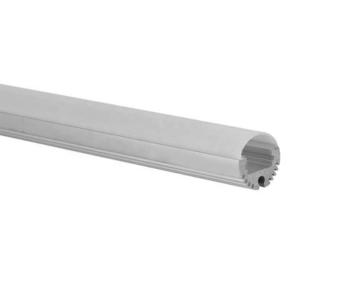 คุณภาพสูง 20 มม. anodized alu รอบ led profile สำหรับหลอดไฟ