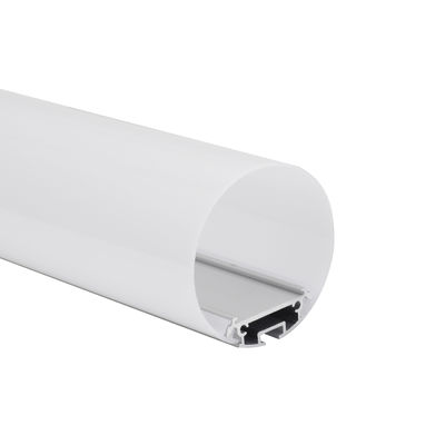 โปรไฟล์อลูมิเนียมขนาดเส้นผ่านศูนย์กลาง 60 มม. สำหรับหลอดไฟ LED