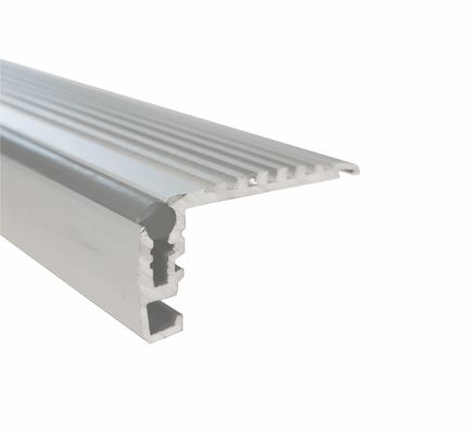ช่องอลูมิเนียม LED โปรไฟล์การอัดรีดอลูมิเนียม LED สำหรับแสงบันได