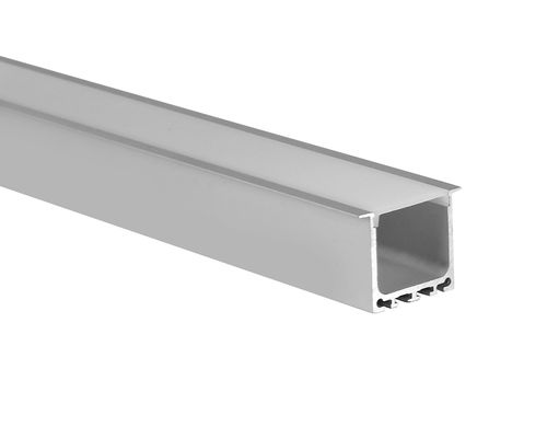 โปรไฟล์อลูมิเนียม Led กว้าง 33.8 มม. High25.8 มม. สำหรับแสงเชิงเส้นแบบปิดภาคเรียนพร้อมตัวกระจายแสง PC