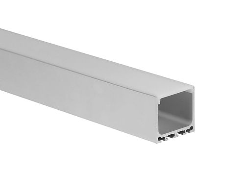 ช่องโปรไฟล์ LED อลูมิเนียมพร้อมฝาครอบ PC ที่แตกต่างกันสำหรับการติดตั้งบนพื้นผิว Width26.7mm6.7