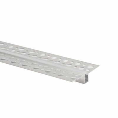 การอัดขึ้นรูปอลูมิเนียม LED สำหรับ LED Plasterboard Profile drywall ผนังยิปซั่ม