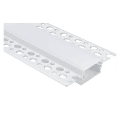 โปรไฟล์ LED อลูมิเนียมสำหรับ LED Plasterboard Profile ผนังยิปซั่ม drywall