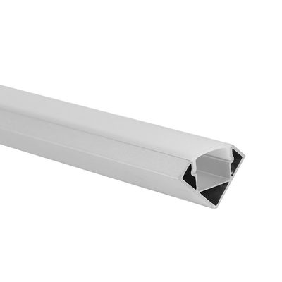 โปรไฟล์อลูมิเนียมแถบ LED มุม 18x18 มม. 90 องศามุม LED อลูมิเนียมโปรไฟล์ Aluminum