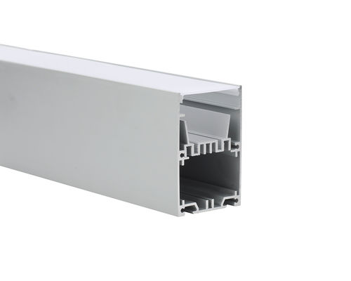 ฮีทซิงค์โปรไฟล์ LED อลูมิเนียมพร้อมฝาครอบ PC Frosted สำหรับไดร์เวอร์ใน LED Aluminium Profile