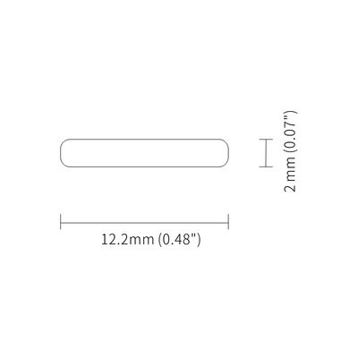 รายละเอียดอลูมิเนียม ROHS LED Strip สำเร็จรูปเงิน 6063 T5