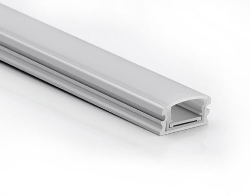 พ่นทราย IP65 กันน้ำ LED Profile Channel T5 6063 Alloy