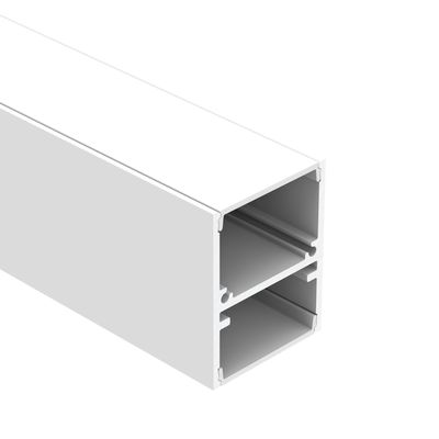 IP20 โปรไฟล์อลูมิเนียมแถบ LED ที่ถูกระงับ 6063 T5 100lm / W สำหรับแสงขึ้นลง