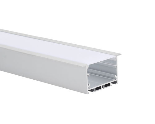 พีซี PMMA โปรไฟล์อลูมิเนียม LED แบบฝังสูง 35 มม. พร้อม UGR Diffuser