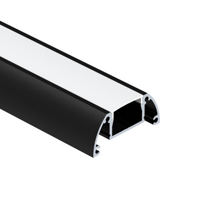 ROHS IP20 ตู้เสื้อผ้า LED โปรไฟล์อลูมิเนียม W45.1mm