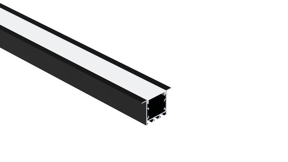 W35 * H35mm LED โปรไฟล์การอัดขึ้นรูปอลูมิเนียมแบบฝังพร้อม PC Diffuser