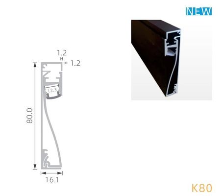 ราคาดี โปรไฟล์ผนัง LED อลูมิเนียม IP44/20 แบบฝังพร้อมตัวกระจายแสงพลาสติกสำหรับบันได K80 ออนไลน์