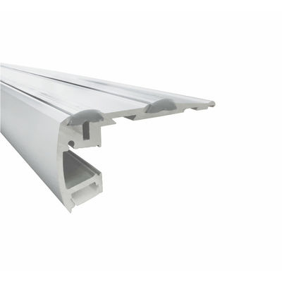 ราคาดี 8mm Width PC PMMA LED Aluminium Extrusion Profiles 6063 T5 With PC Diffuser Cover ออนไลน์