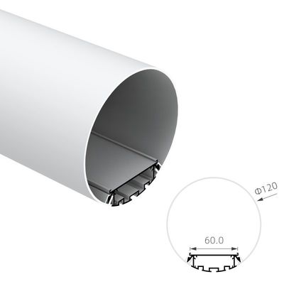 Dia 120mm RoHS โปรไฟล์อลูมิเนียม LED กลม KN10 Hoisting Anodized