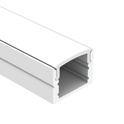 IP44 PMMA PC Surface Mount Led Channel การเป่าด้วยทรายด้วยเลนส์ใส