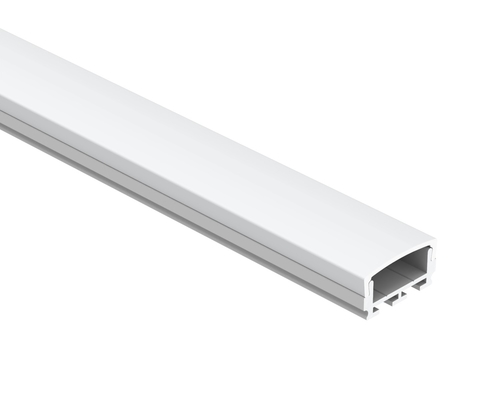 ราคาดี พื้นผิวสีเงิน IP20 LED Strip โปรไฟล์อลูมิเนียมติดตั้ง Black Diffuse ออนไลน์