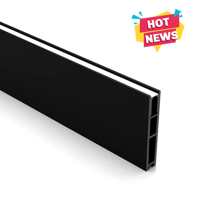 โปรไฟล์ LED อลูมิเนียมปิดภาคเรียนพ่นทรายถูกระงับไปที่เพดาน