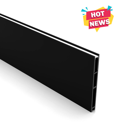 6063 t5 โปรไฟล์ LED อลูมิเนียมปิดภาคเรียนพร้อมลวดแขวนที่เหมาะสม